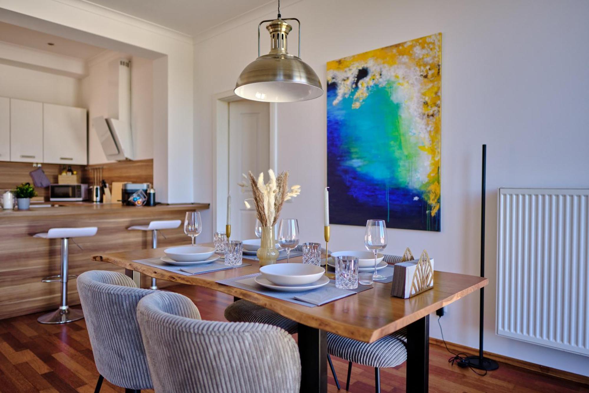 Historisches Deluxe Apartment Im Marianum 诺伊斯 客房 照片