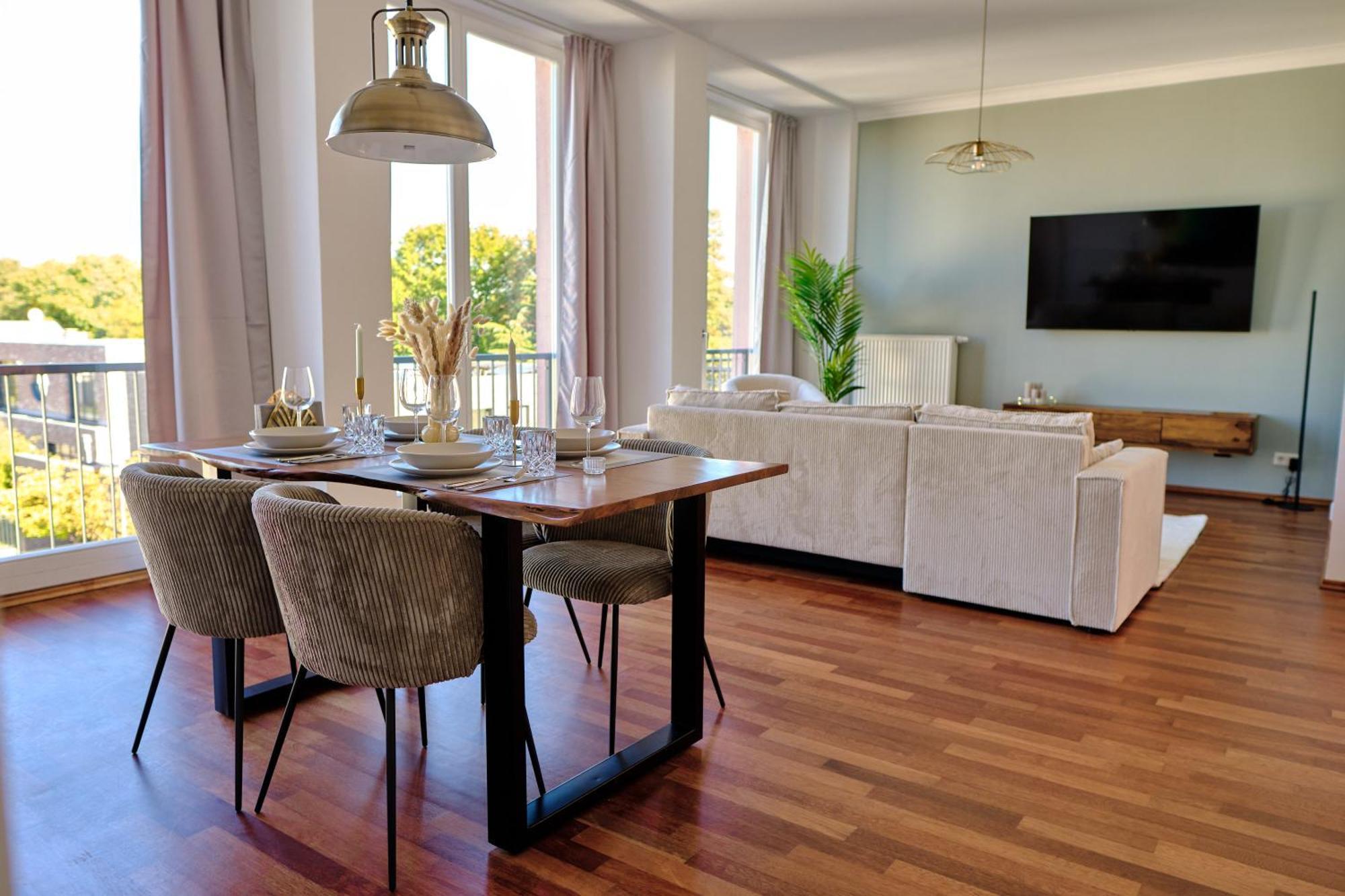 Historisches Deluxe Apartment Im Marianum 诺伊斯 外观 照片